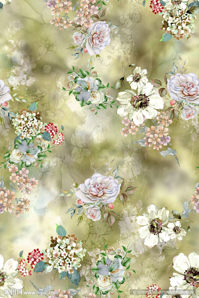 手绘花