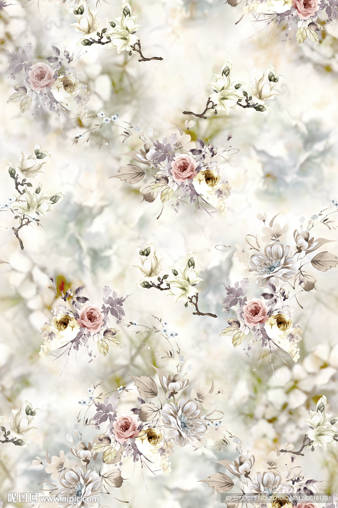 手绘花