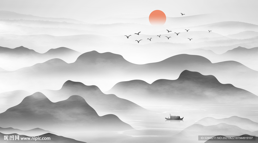 水墨画