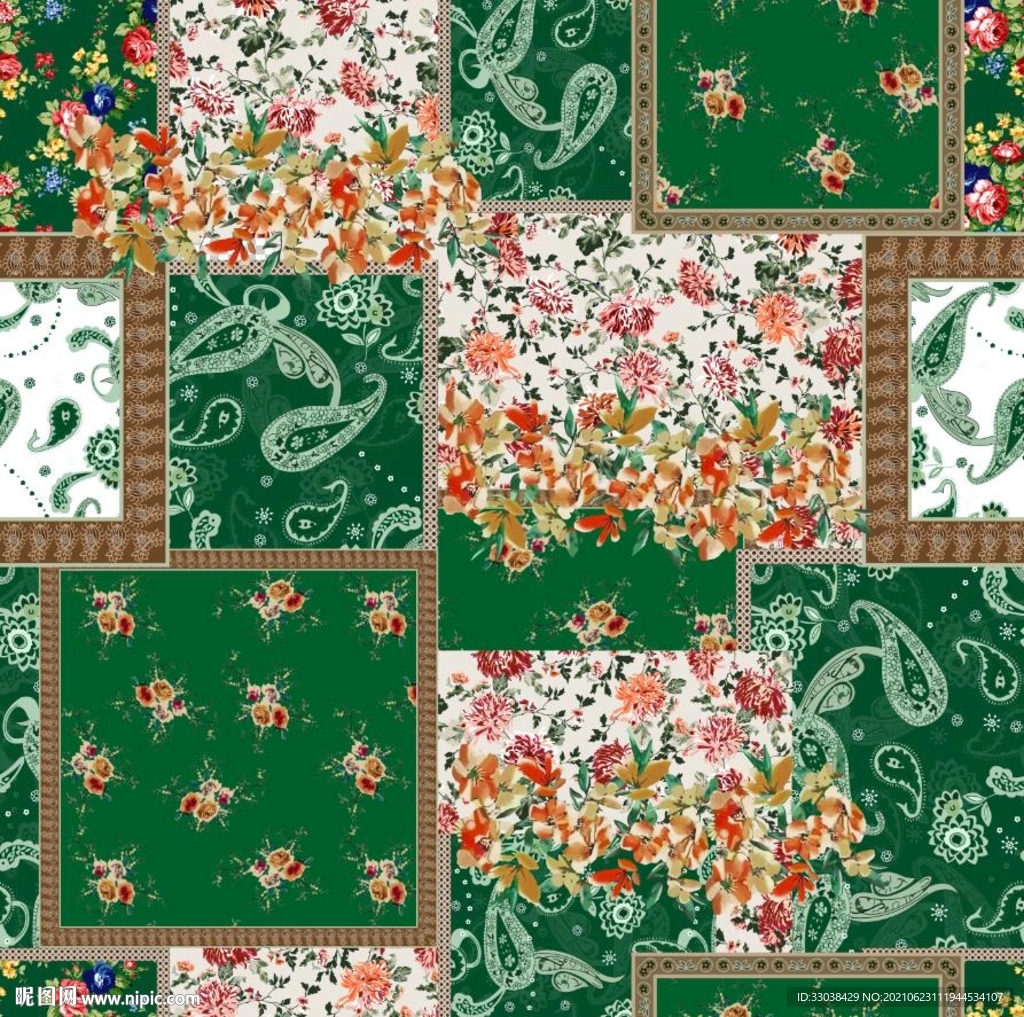 拼接花 