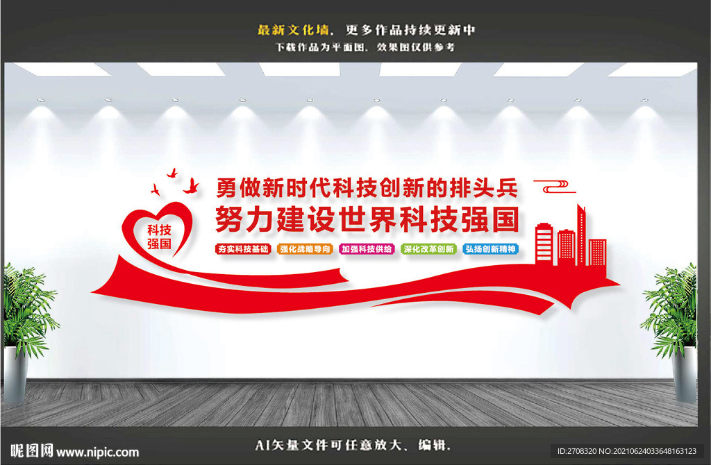 科技创新文化墙