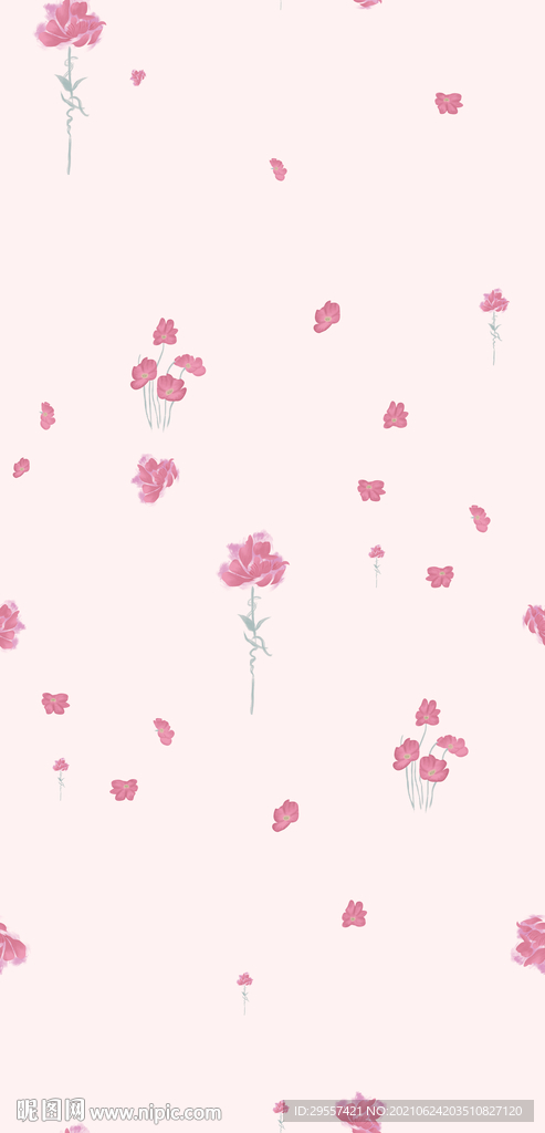 手绘花