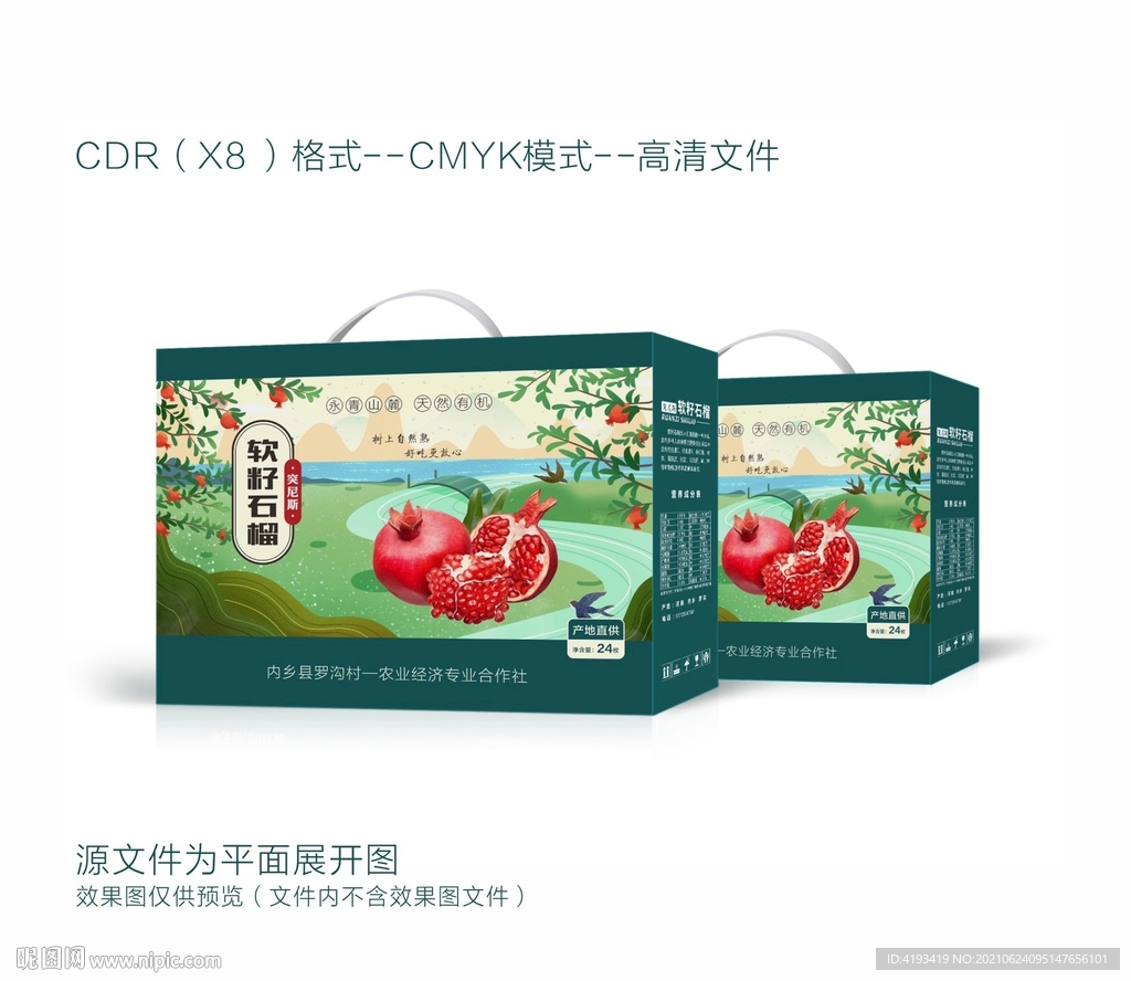 石榴包装箱