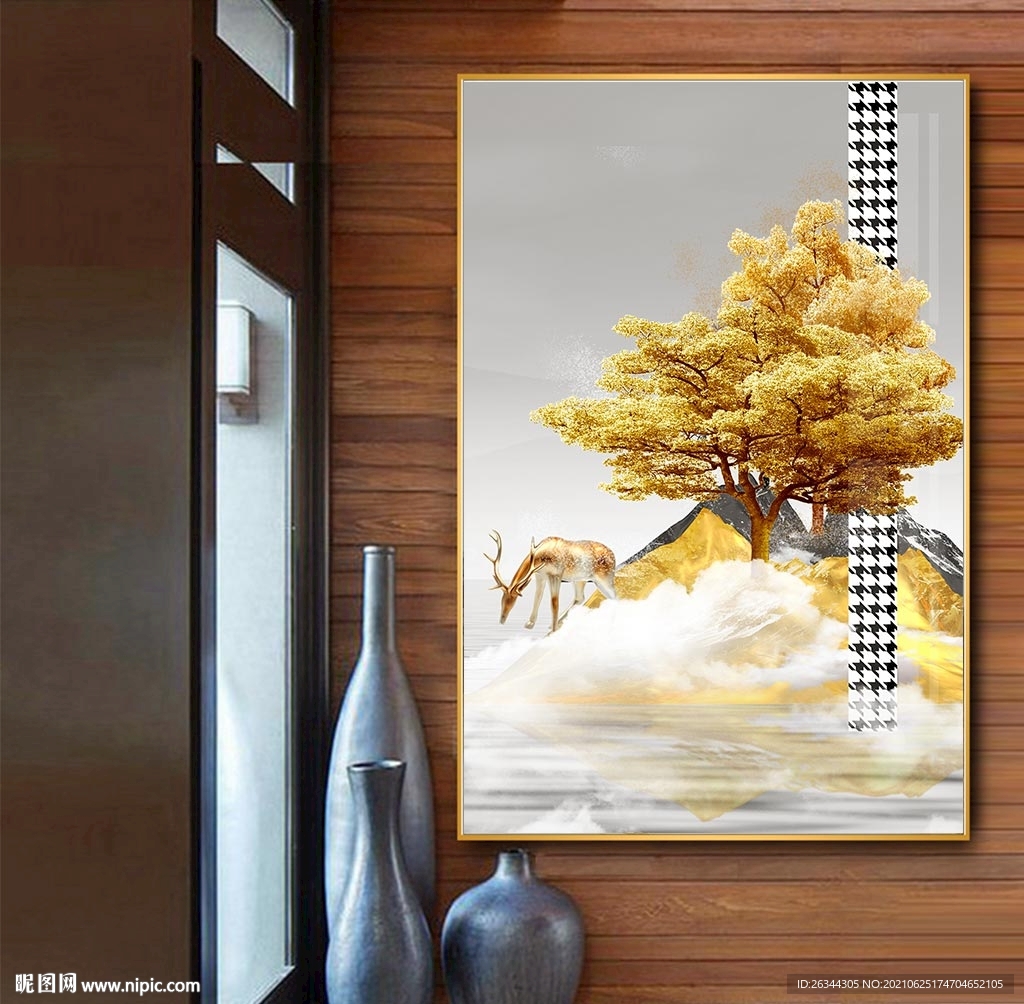 发财树装饰画