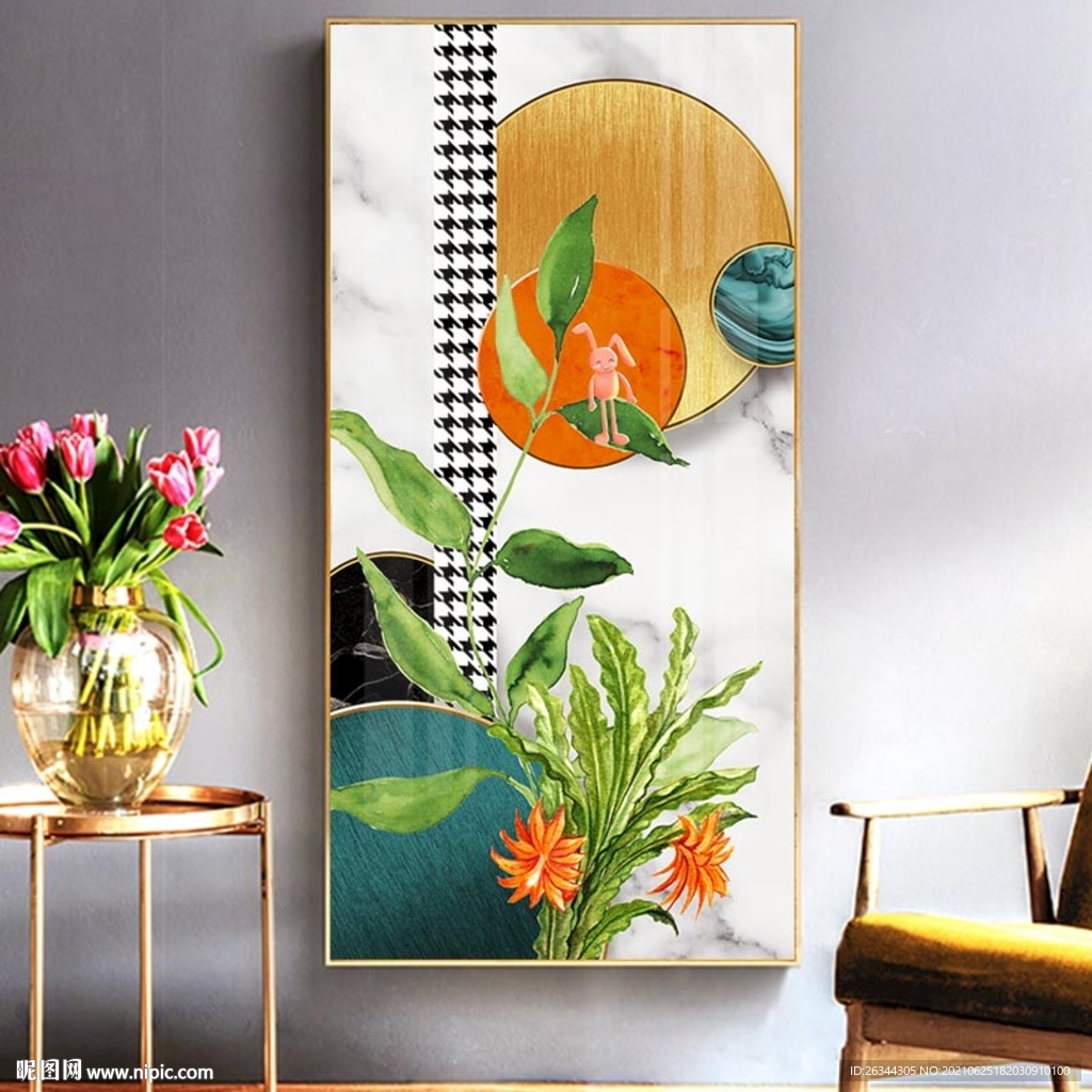 绿植装饰画
