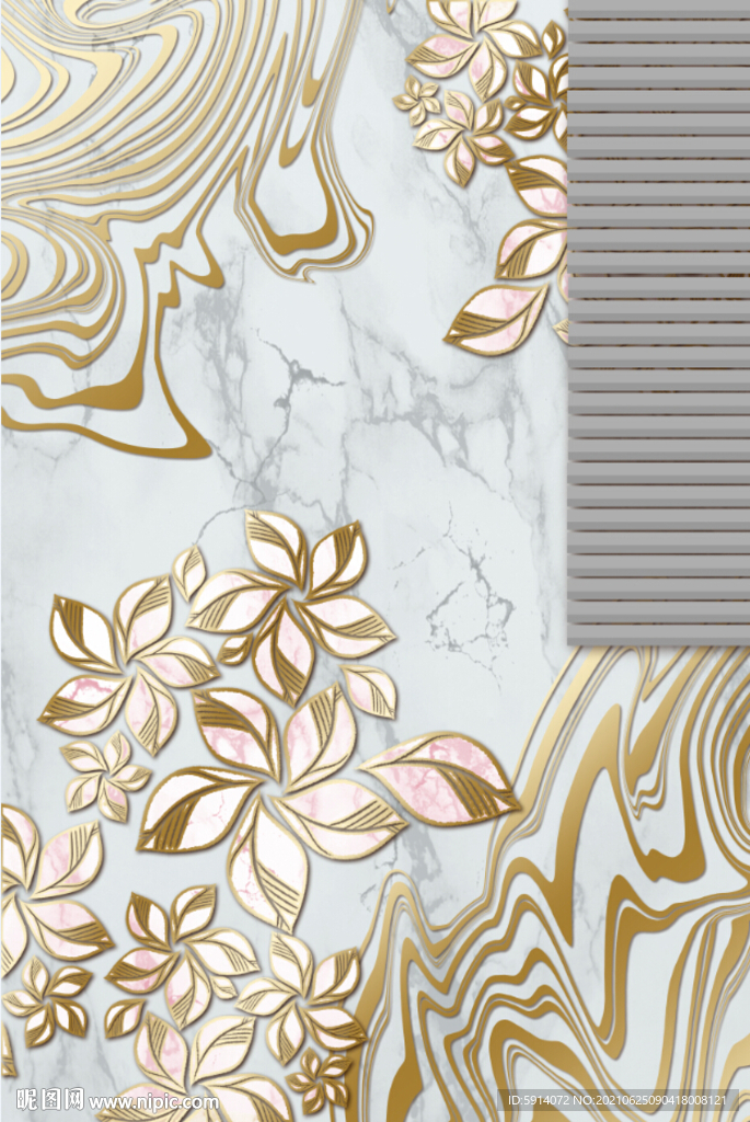 装饰画 抽象画 线条 花纹