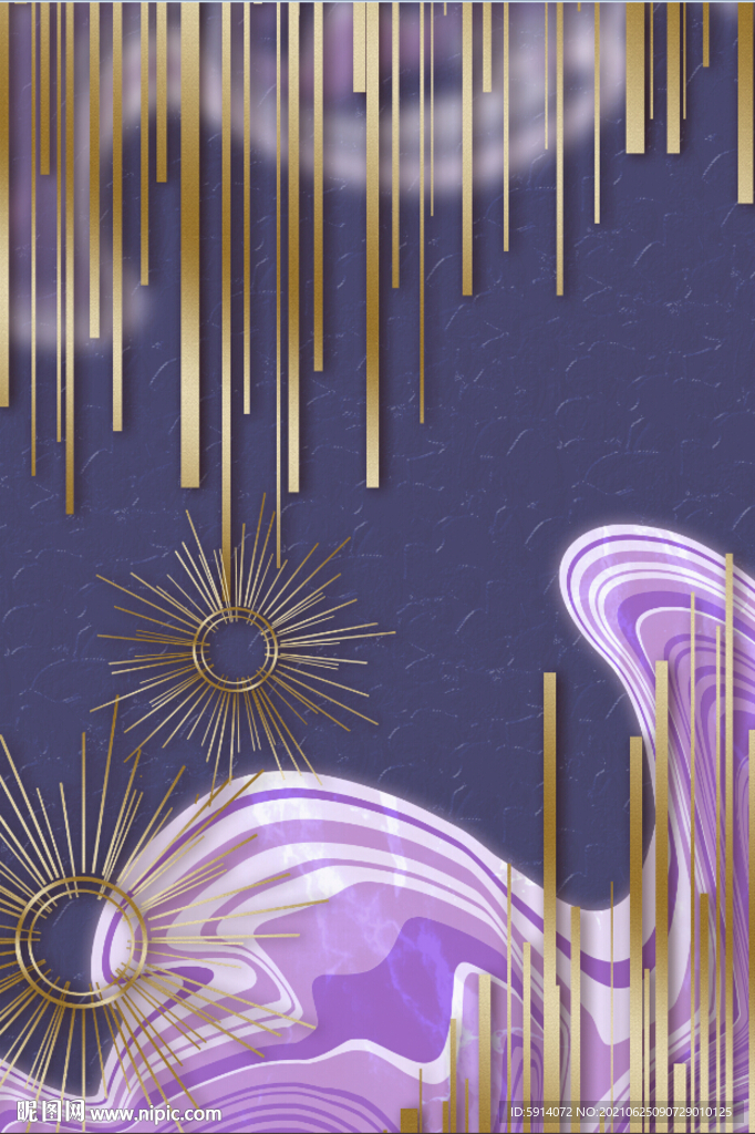 装饰画 抽象画 线条