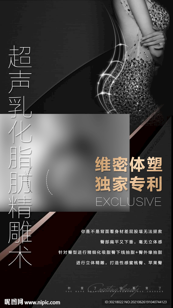 维密体雕海报