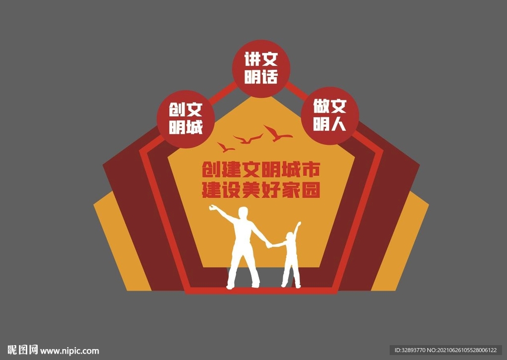 创建文明城市建设美好家园