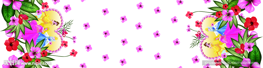 对称花花卉