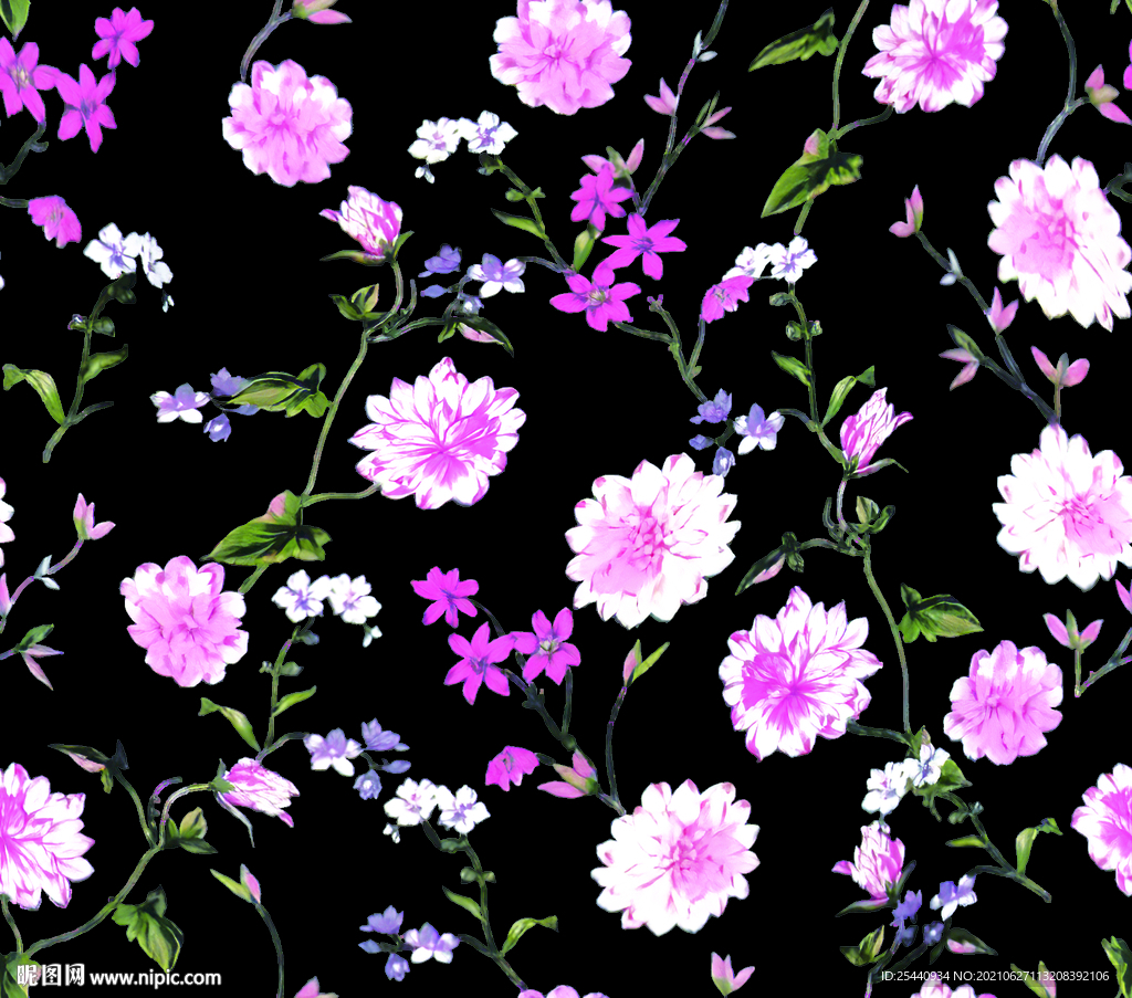 手绘花