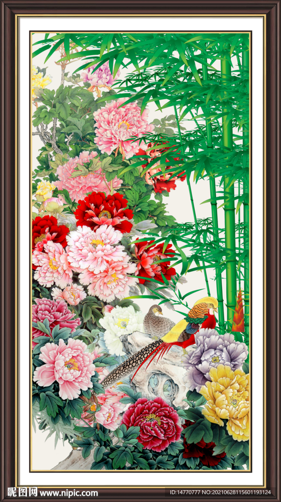 牡丹装饰画 