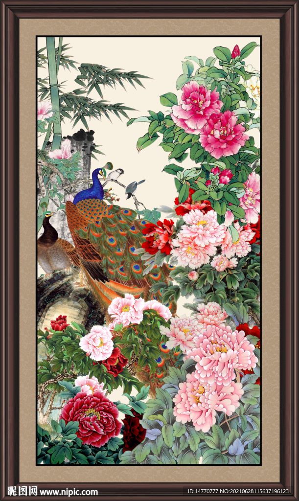 牡丹装饰画 