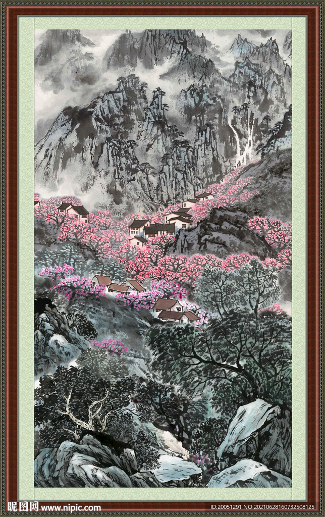 巨幅山水画 