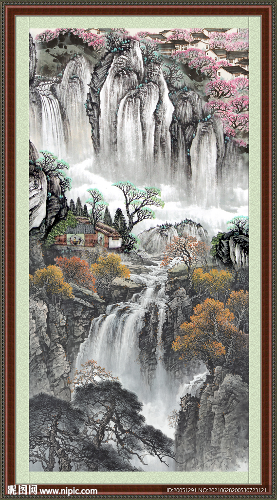 巨幅山水画