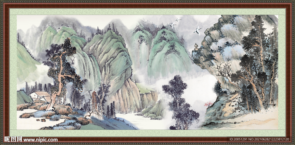 国画山水 