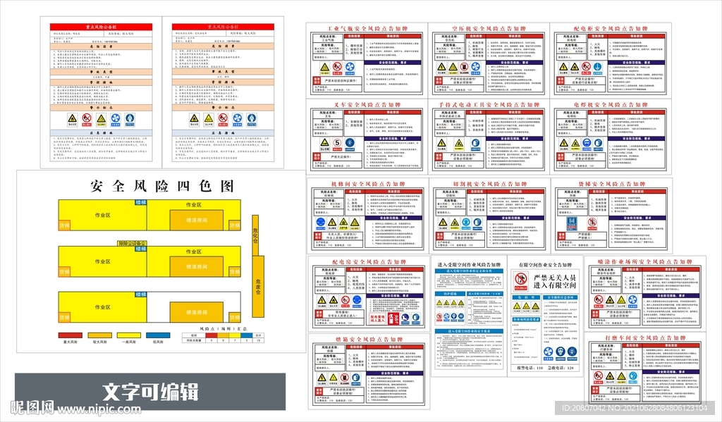 生产安全风险表