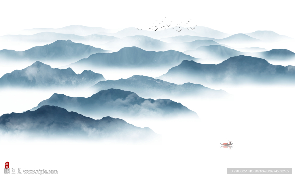 新中式山水