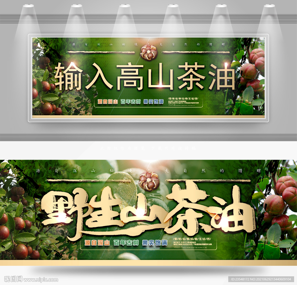 野生山茶油