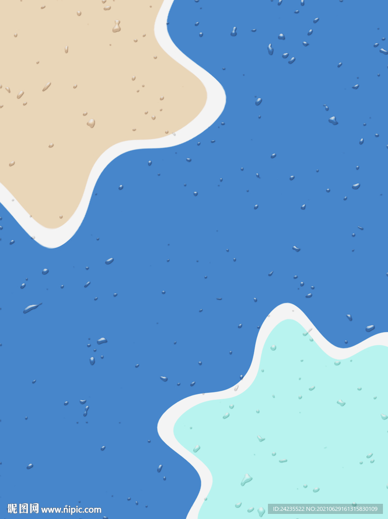 水滴状不规则形状海报背景素材