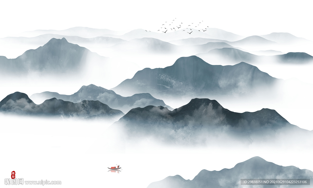新中式山水