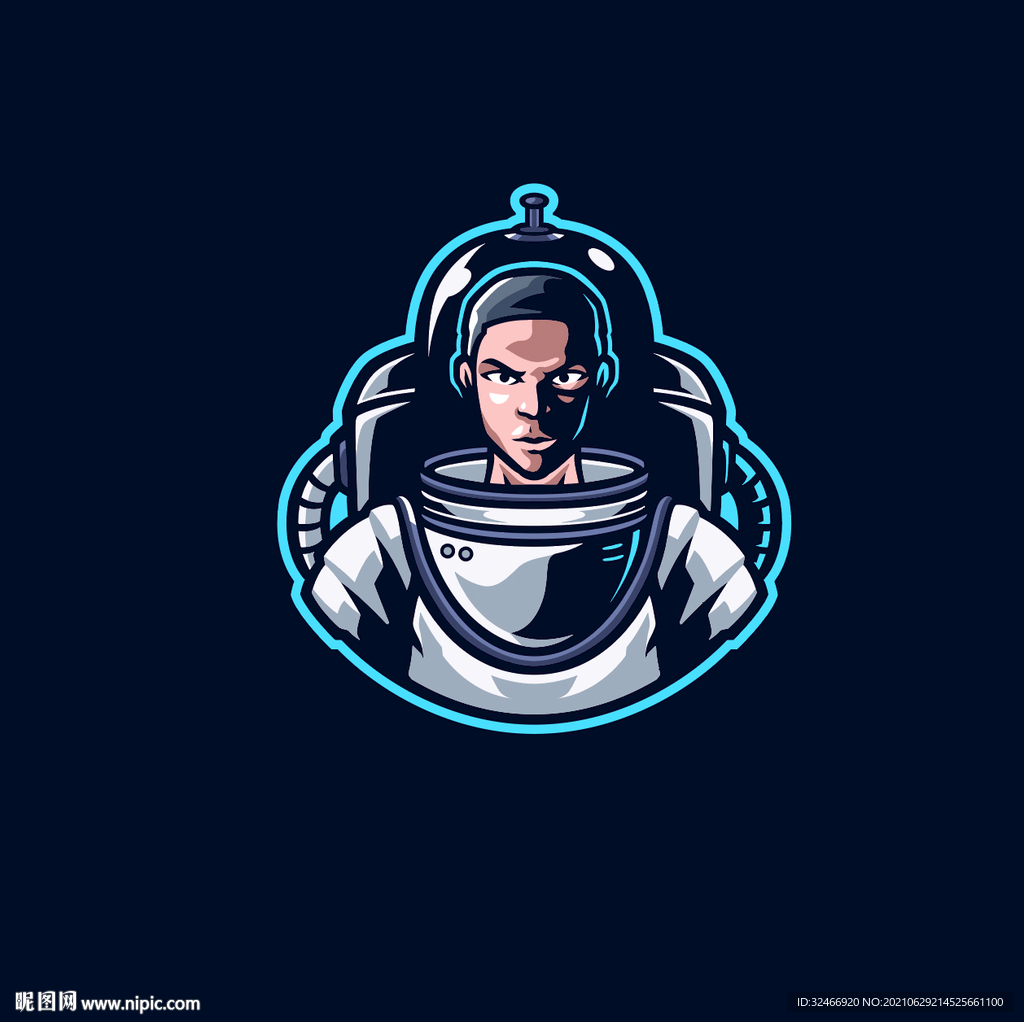 宇航员穿着太空服