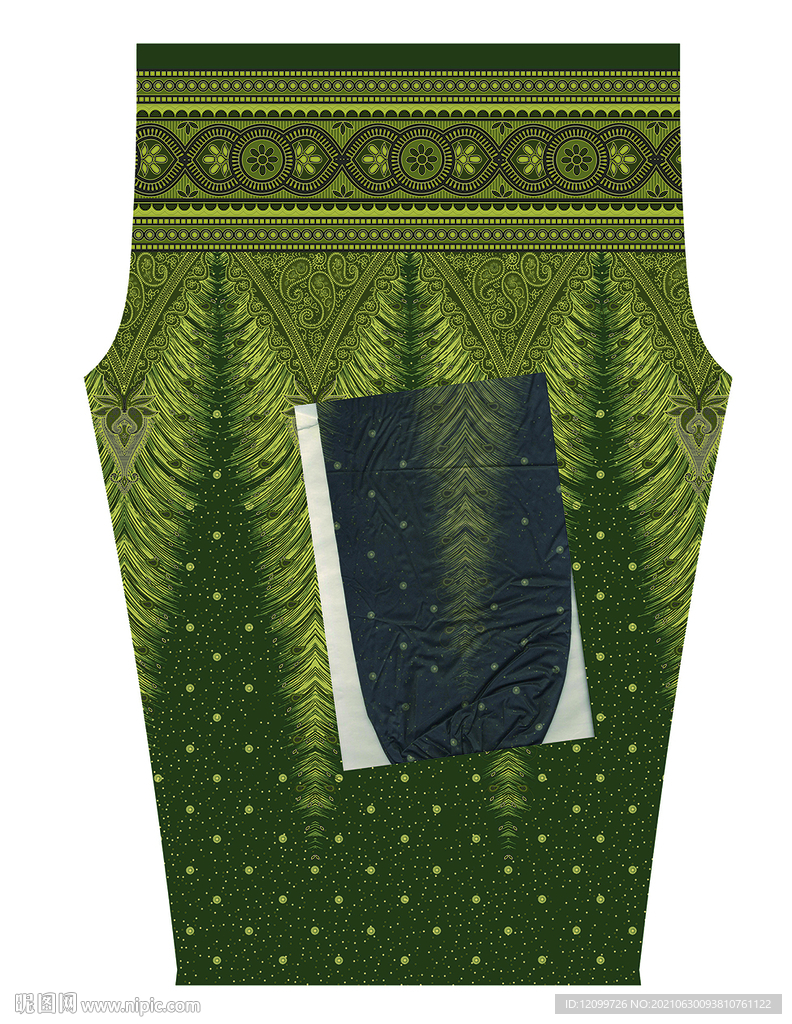 大牌羽毛数码码印花裤灰色