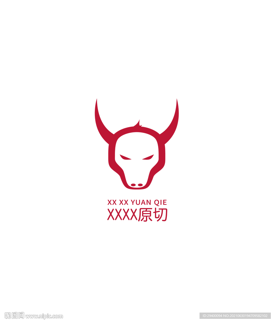 牛标志牛logo牛年
