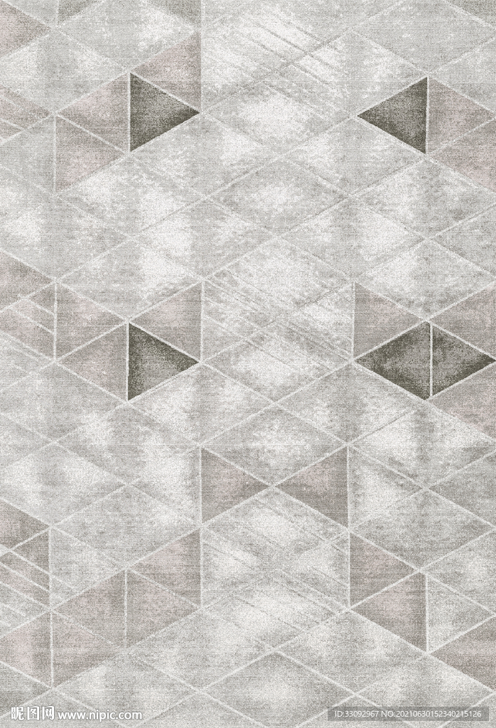 抽象几何地毯图案设计