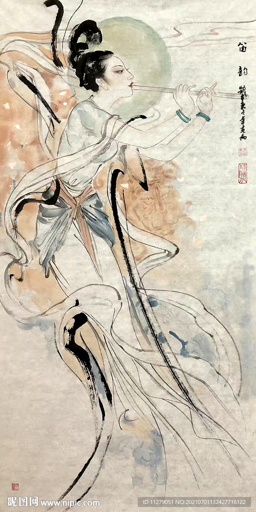 琵琶美女