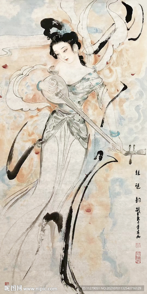 琵琶美女