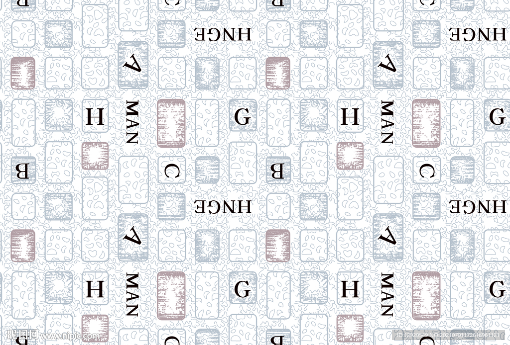 大牌方块字母