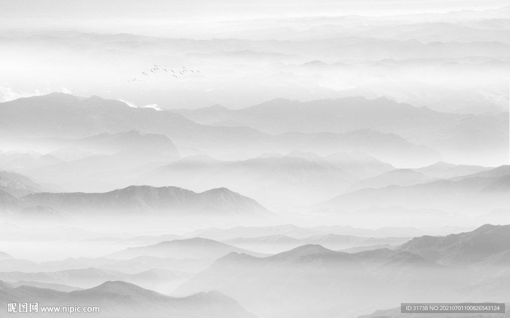 新中式山水画