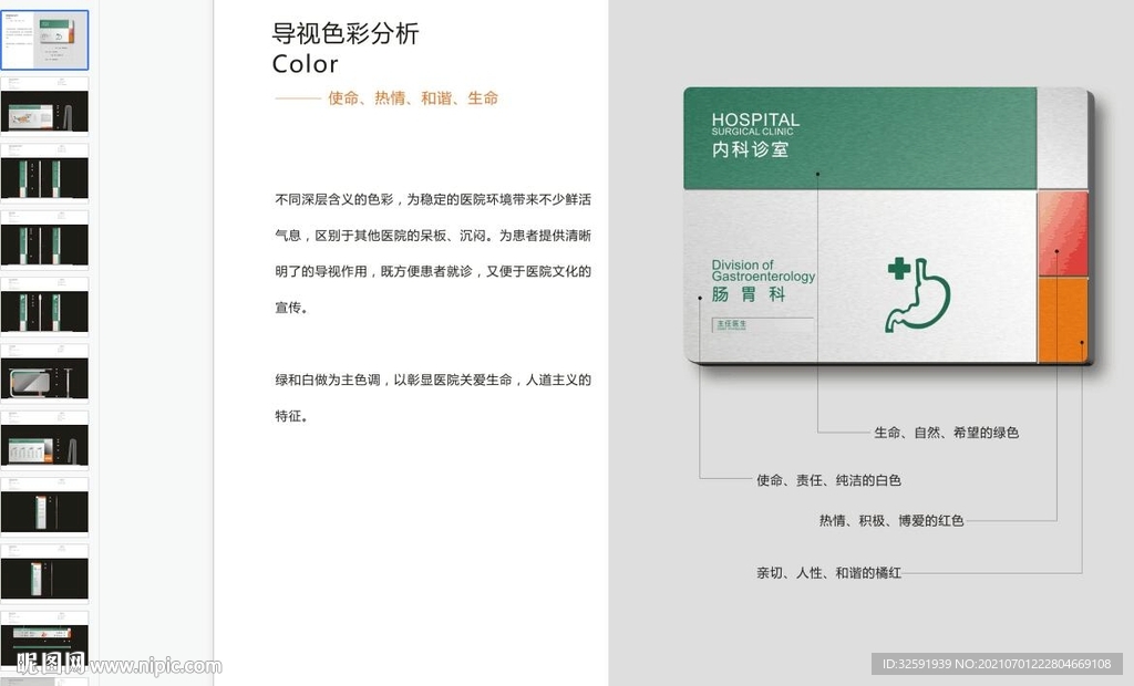 医院全套标识