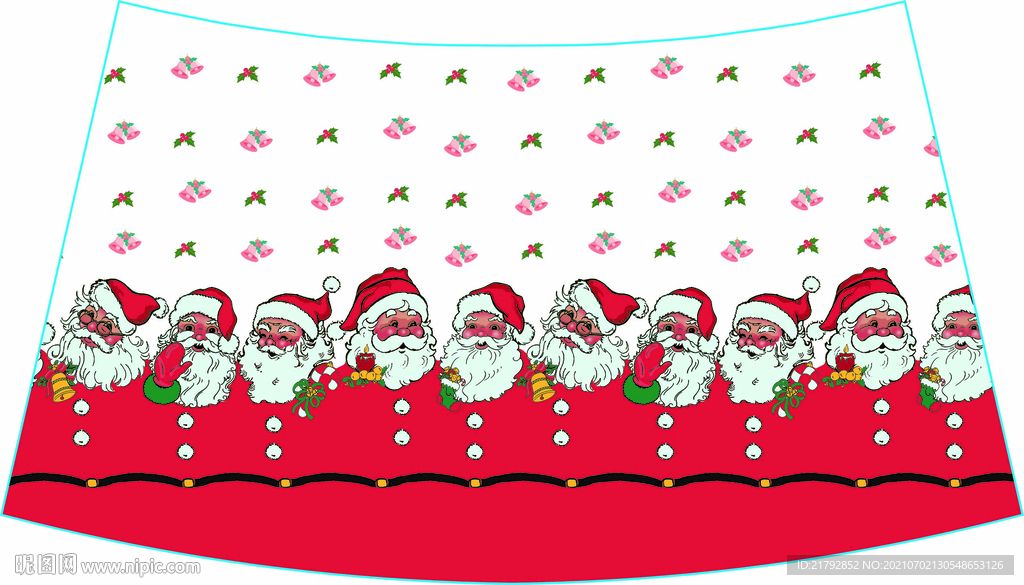 圣诞老人 数码印印图片