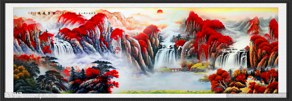 玄关画 