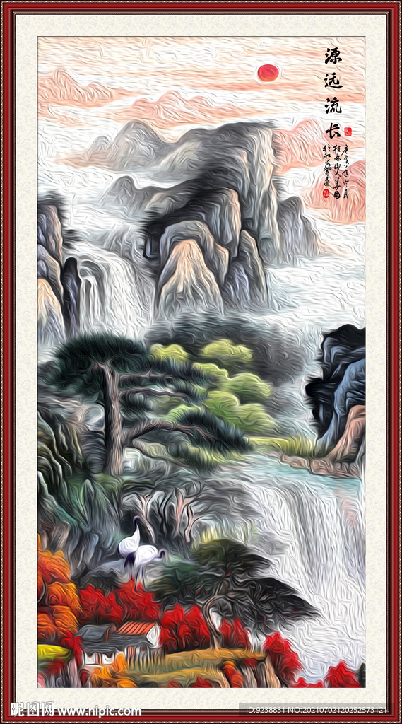 玄关山水画