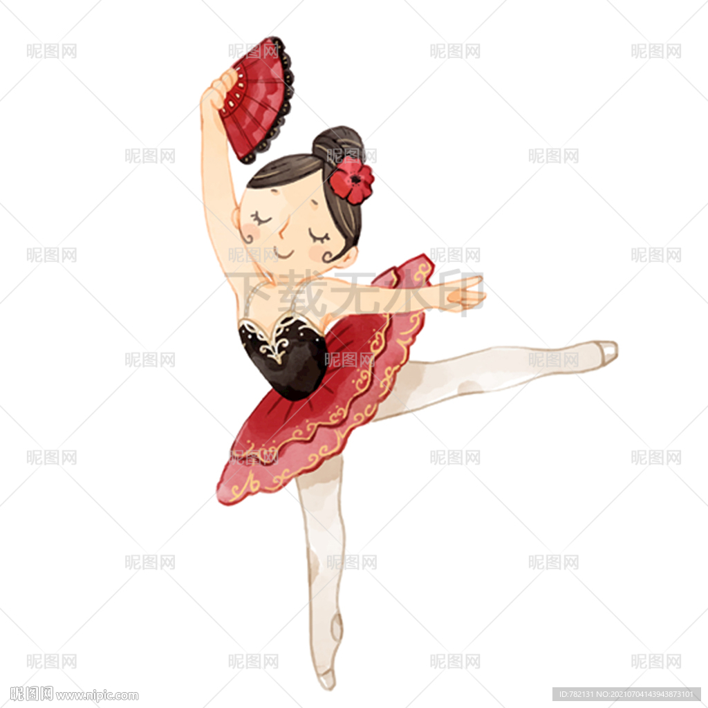跳芭蕾舞的女孩简笔画_哔哩哔哩_bilibili