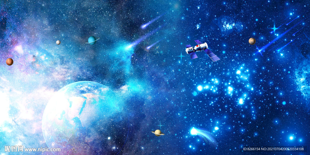 星空探索宇宙背景