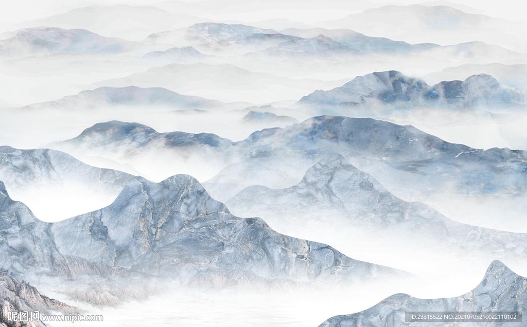 江山如画电视背景墙