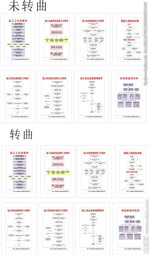 上海监理 工作程序 流程图