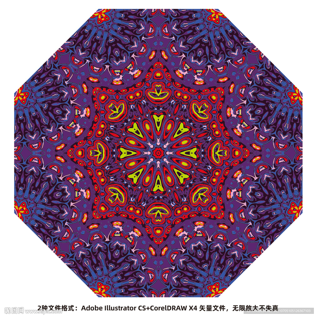 复古几何花纹图案