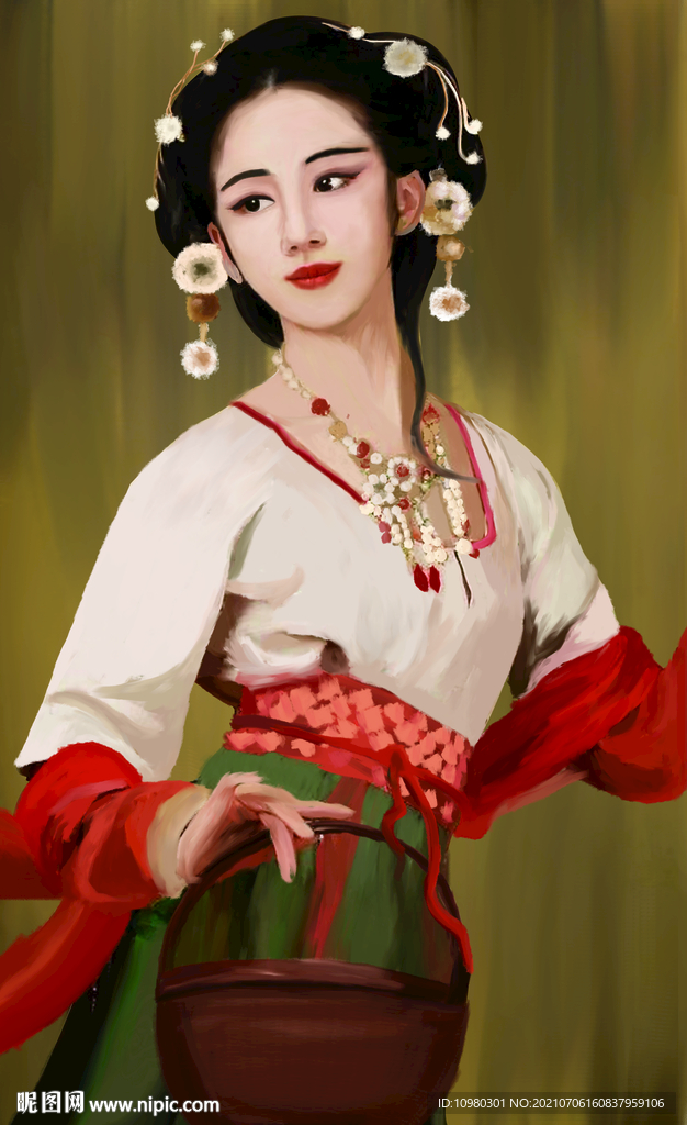 手绘古装美人