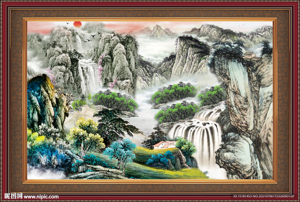 山水画 