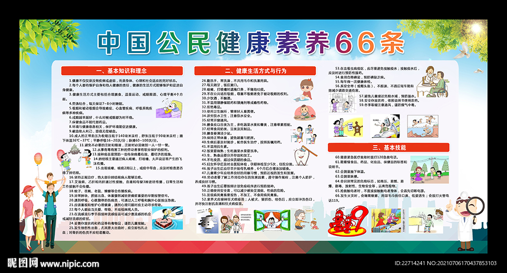 中国公民健康素养66条