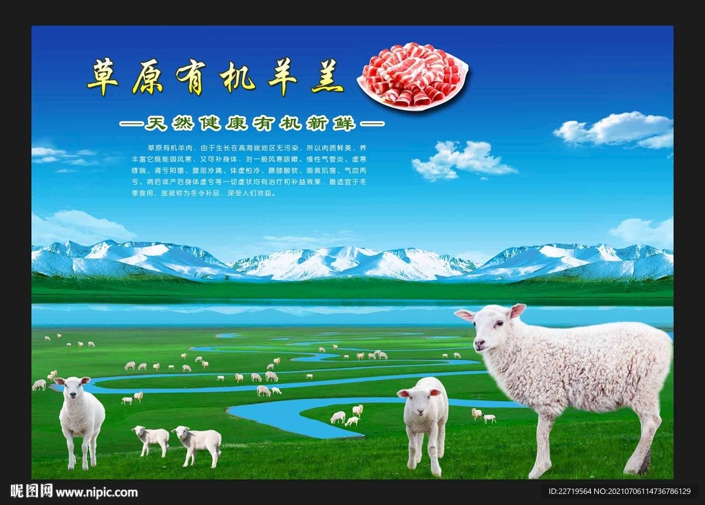 高原羊肉广告