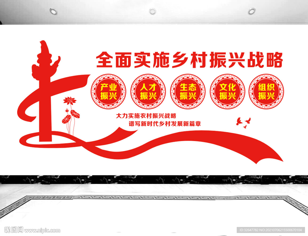 乡村振兴文化墙
