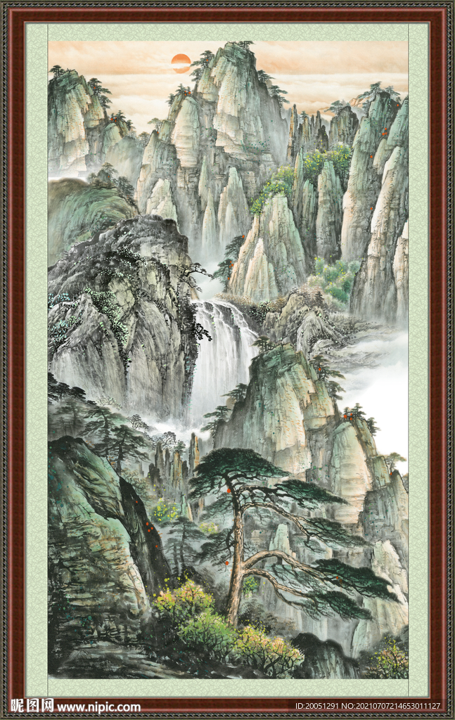 客厅山水画