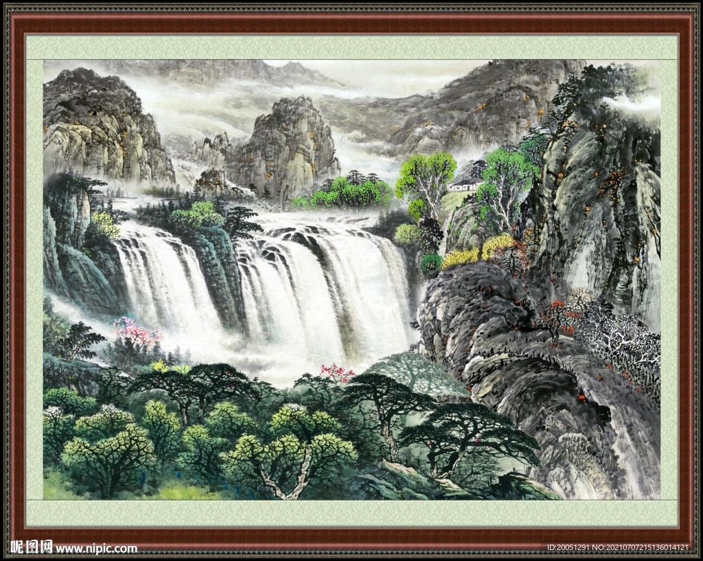 国画山水 