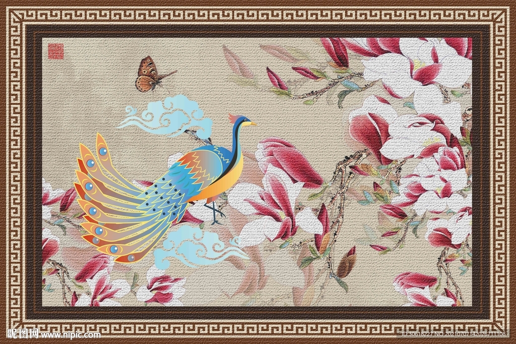 地毯地画 